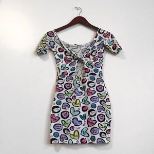 Sweetheart stretch dress